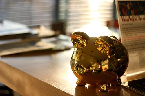 Piggy Bank in the office